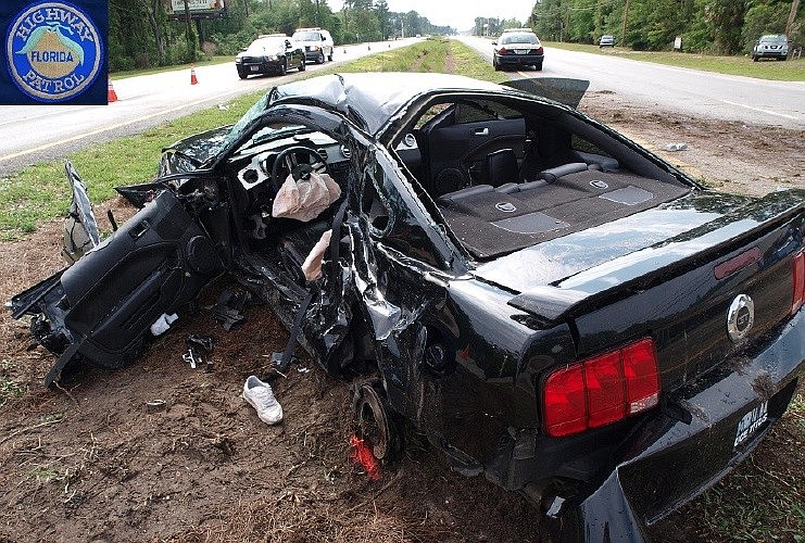 The 2006 Ford Mustang was listed as having $15,000 worth of damage.