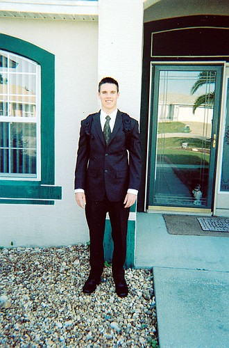 Tim Morley is trading in his football jersey for a tie and a black name tag, in Argentina. COURTESY PHOTO