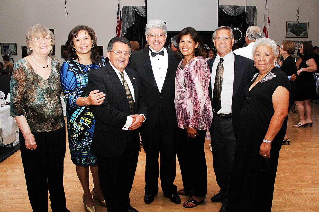 Board members Wilda Romann, Gladys Tartaglia, Carlos Pinto, Manuel Rentas, Ingrid Cavallero, Emilio Agosto and Lucy Labron