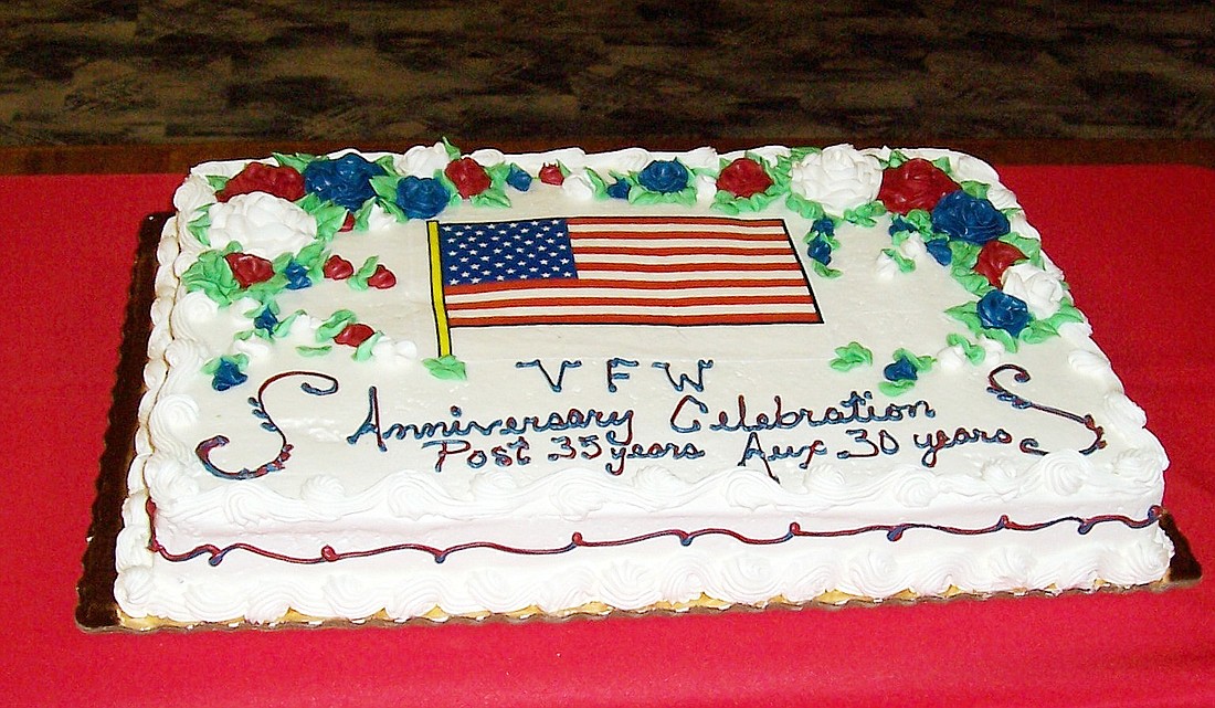 The Palm Coast Veterans of Foreign War celebrated its 35th anniversary. COURTESY PHOTO
