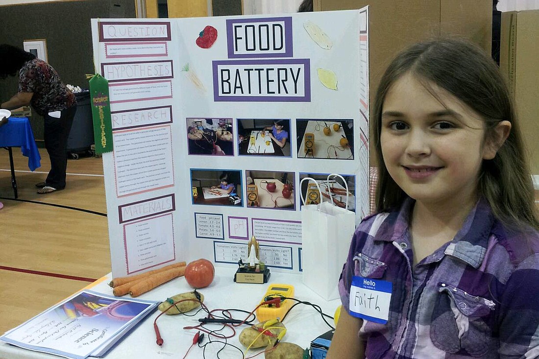 Faith Richardson, winner third/fourth grade division