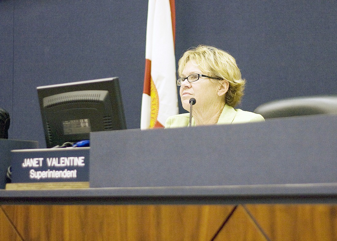 The next few months are slated to be a summer of transition for Flagler County School District Superintendent Janet Valentine. FILE PHOTO