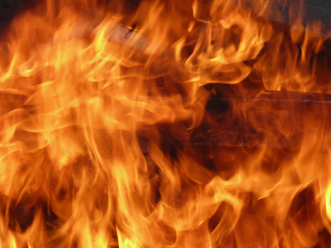 Lightning storms from Monday, May 7, sparked the start of nine brushfires in western Flagler County.