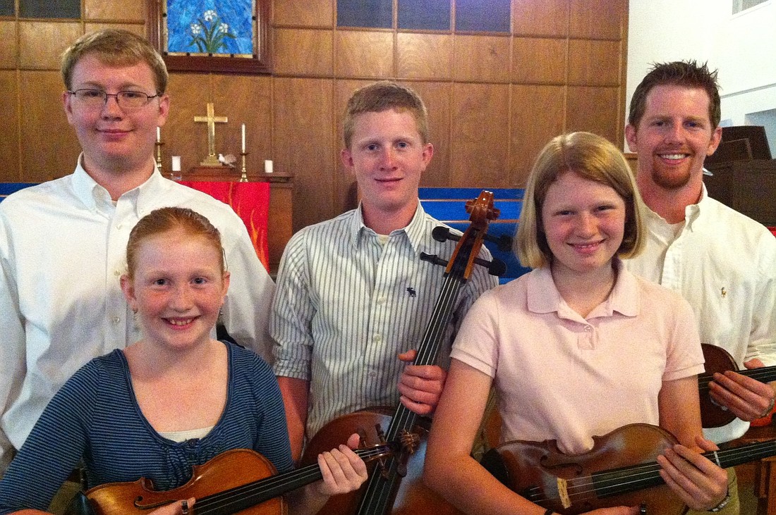 Jacob, Rebekah, Caleb, Hannah and Seth Reedy live in Korona and play for the Flagler Youth Orchestra.