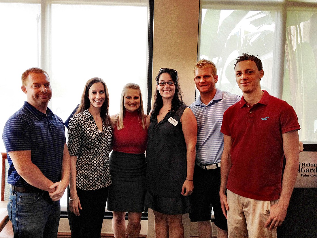 Matt McLeer, Rebecca Mitchell, Jaclyn Centofanti, Kaitlin Murray, Jordan Farrell and Tyler Martin. COURTESY PHOTO