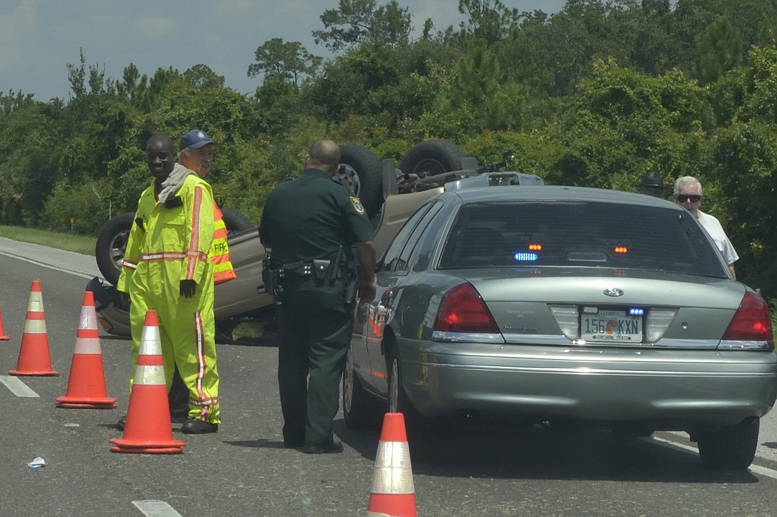 The driver sustained serious injuries. PHOTOS BY RANCE VELA