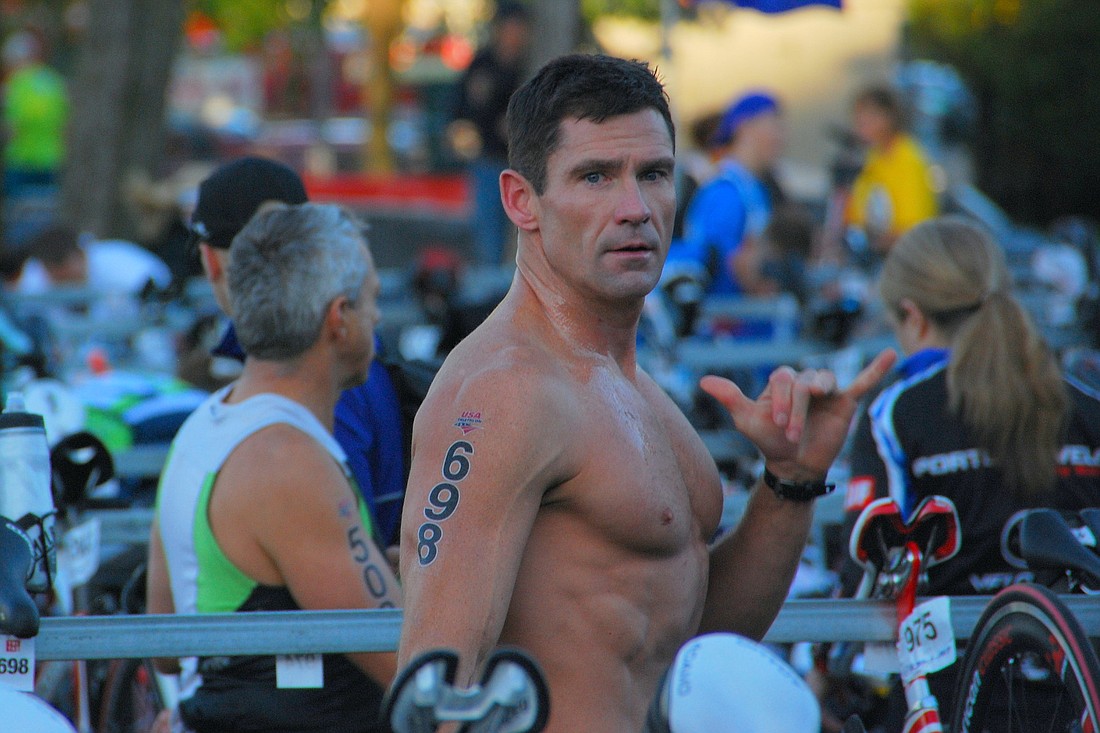 Evan Evans has won national titles in 2004, 2010, 2011 and 2012, in the USA Triathlon Olympic-distance national championships.