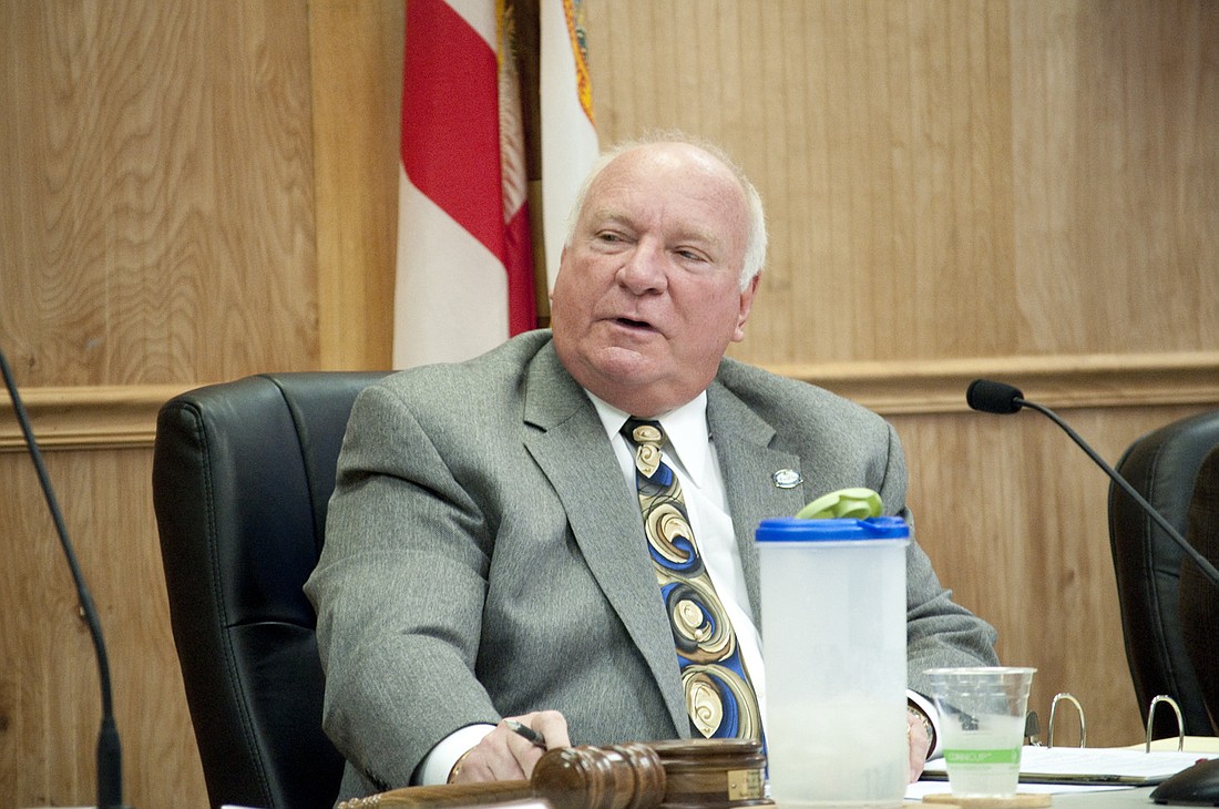 Palm Coast Mayor Jon Netts wanted to fund capital improvements projects in next fiscal year's budget. City Councilman Frank Meeker said to wait a year.