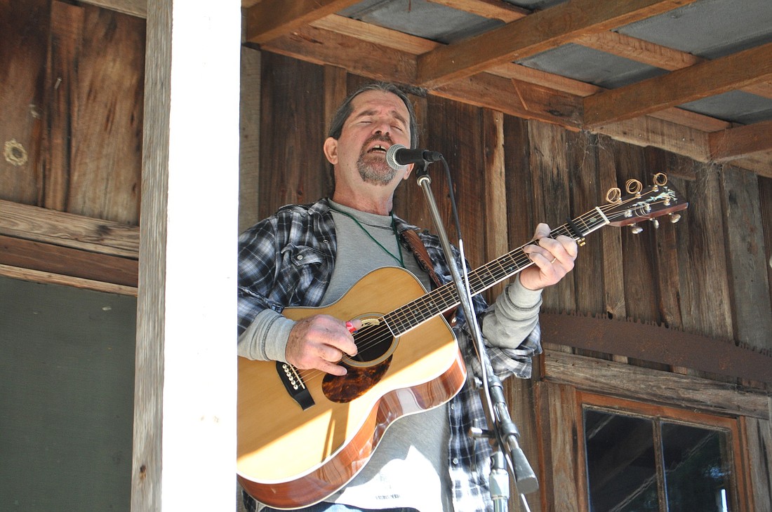 Darryl Wise performs on Frank's Front Porch during the 2011 North Florida FolkFest, held at the Florida Agricultural Center. FILE PHOTO BY SHANNA FORTIER