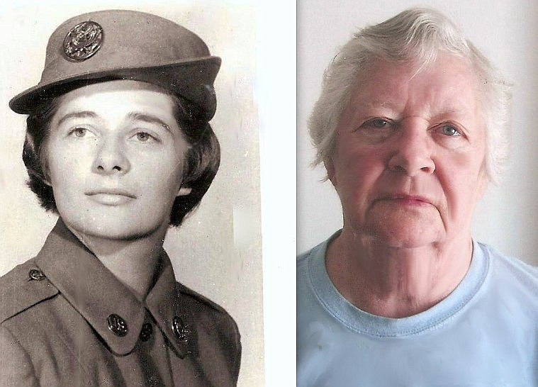 Bea Schmucker enlisted just after she graduated high school in 1957. She has lived in Palm Coast since 1972.