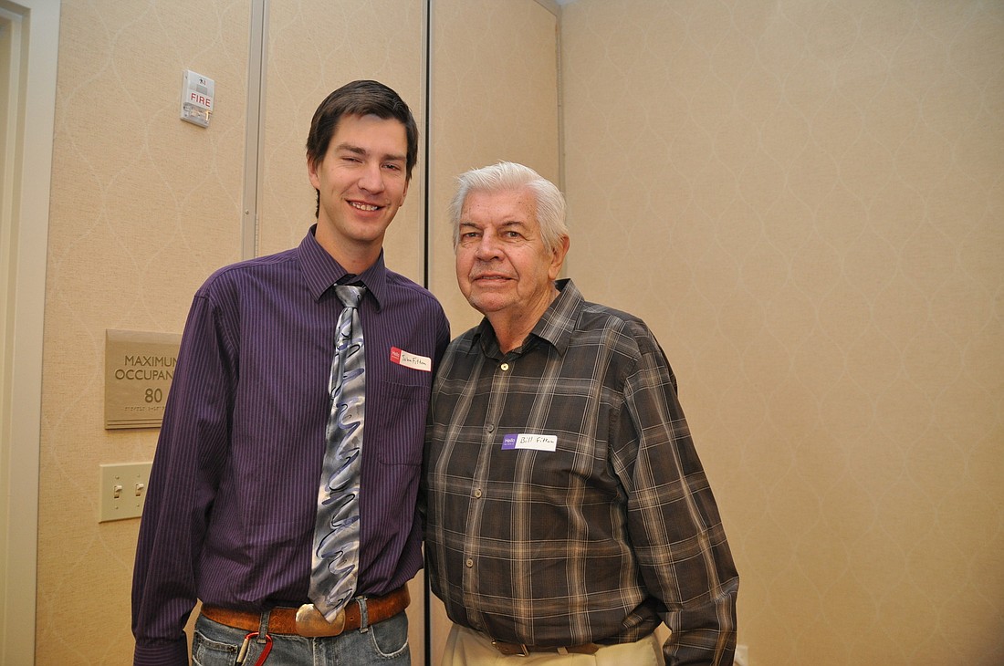 John Fitton and his father, Bill