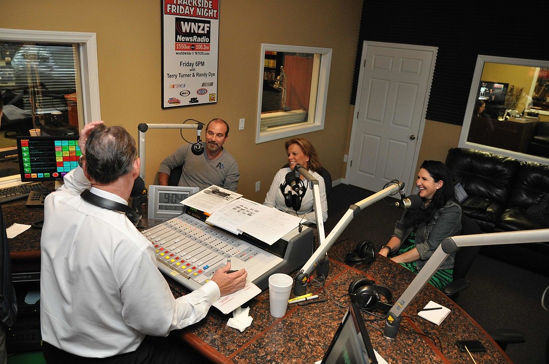 Allen and Sue Wheeler, of AW Custom Kitchens, joined County Commissioner Milissa Holland in the WNZF studio.