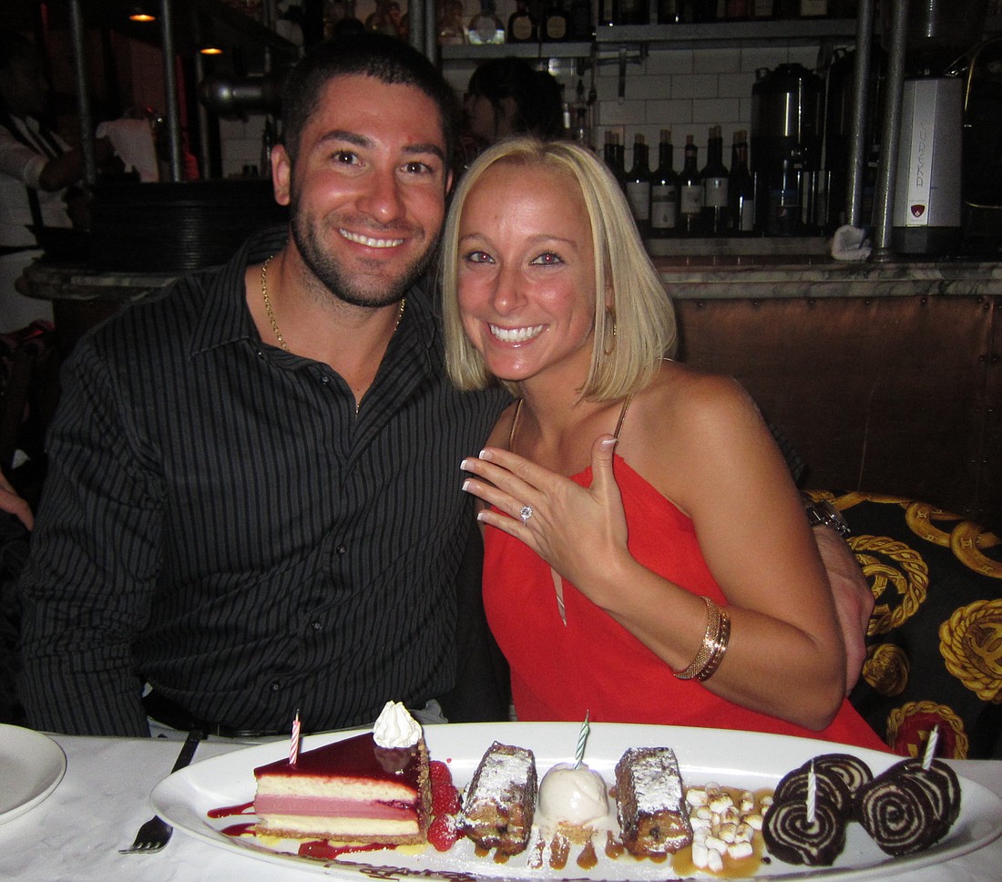 Jimmy Gagliano and Amy Higgs got engaged Nov. 5