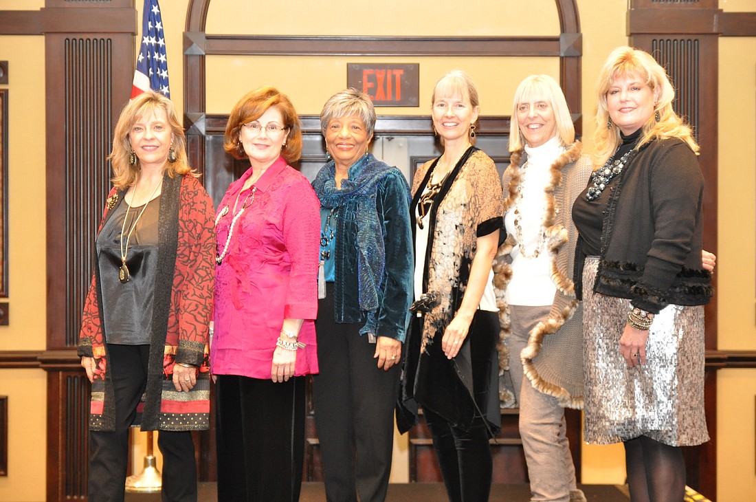 Cheryle Valantis, Suzanne Gaguzio, Ouida Green, Denise Hagen, Sherrie Thompson and Janice Nickol