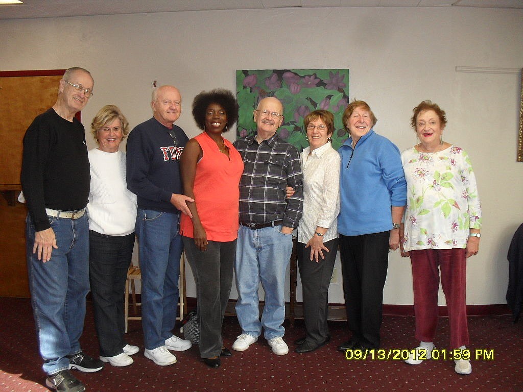 Flagler County residents Bill Davis, Sally Jackson, Jerry Sweeney, Valerie Betts, Chuck Gessert, Bonnie Siamon, Peter Trubeck and Sylvia Waldman