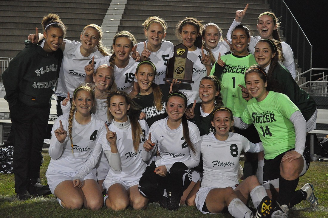Flagler Palm Coast Lady Bulldgs: The District 2-5A champions after defeating University, 2-1, on Friday night.