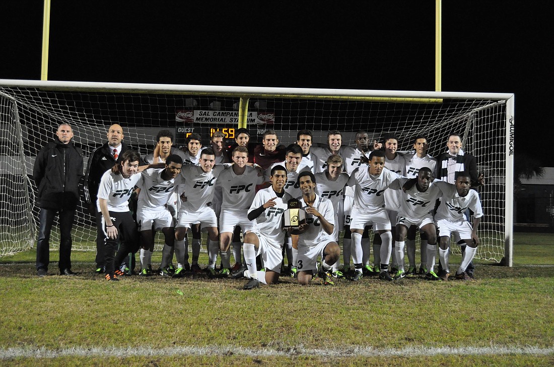 FPC is the District 2-5A boys soccer champion.