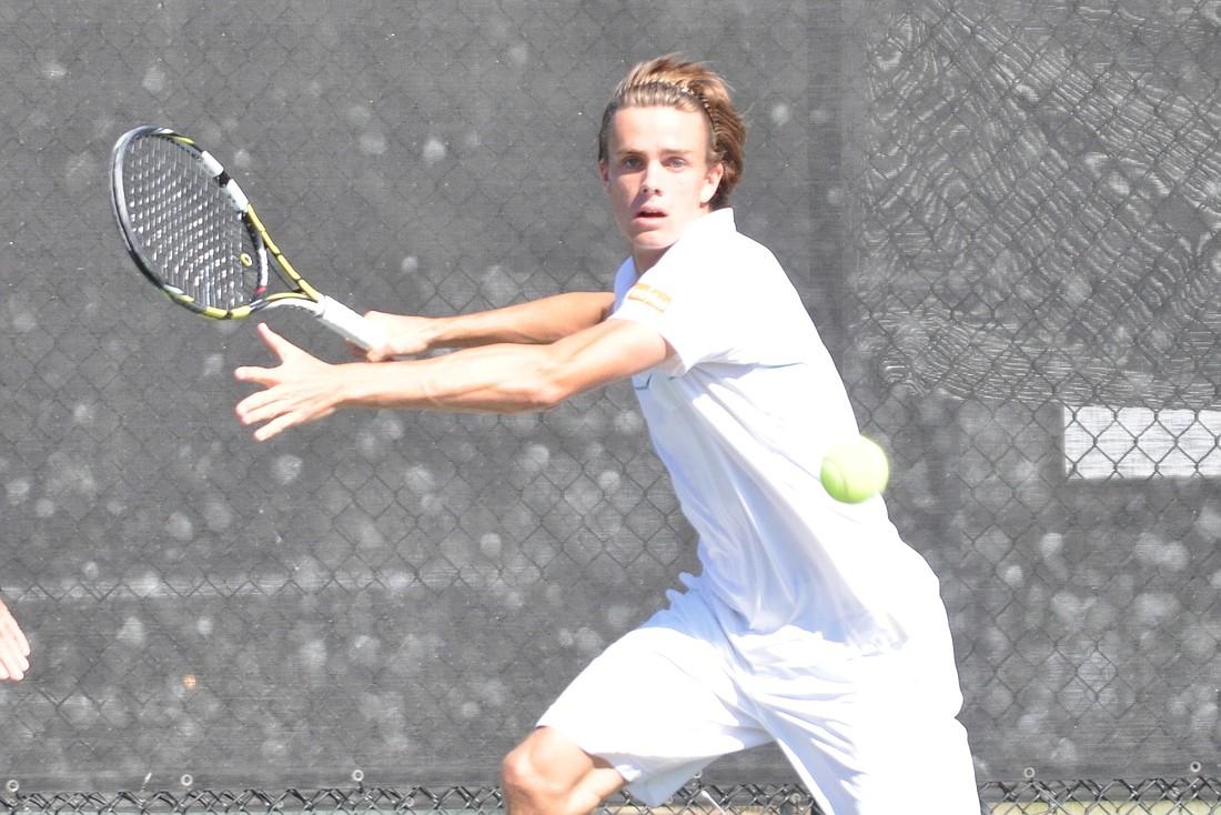 Arthur De Greef (No. 2 seed) won the 2013 USTA Men's Futures tournament, defeating Bjorn Frantangelo in two sets Sunday. SHANNA FORTIER
