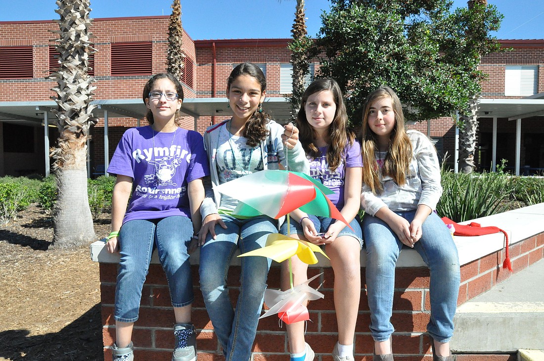 Emily Orozco, Christina Lagas, Angela Jones and Brittany Chavez