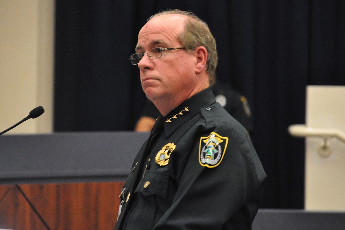 Flagler Sheriff Jim Manfre said upcoming budget discussions will help determine what will be done next school year in regard to school safety. ANDREW O'BRIEN