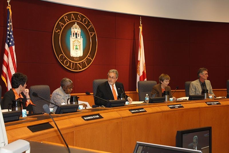 Sarasota commissioners are expected to vote today to clarifying the definition of a strip club to specifically prohibit full nudity.