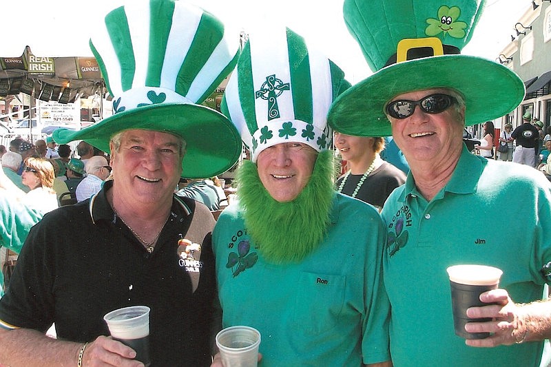 These lads got festive for the Irish Rover's St. Patrick's Day party last year.