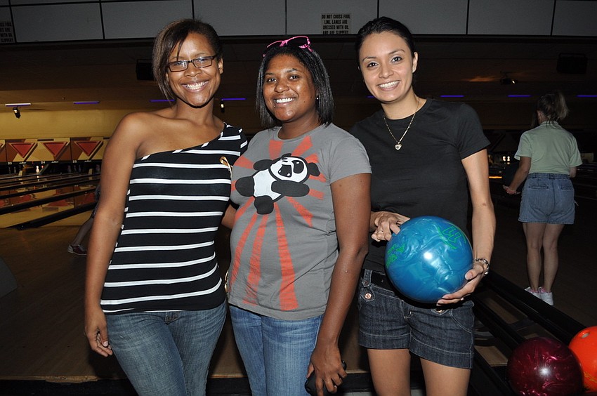 Angela McCain, Amanda Dean and Maria Castillo attended the event.