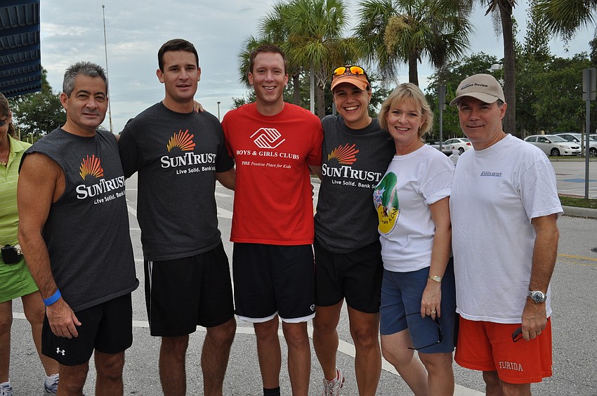 Mike Hamilton, Cameron Kolesa, Max Hannum, Beth Bender and Veronica and Jay Brady