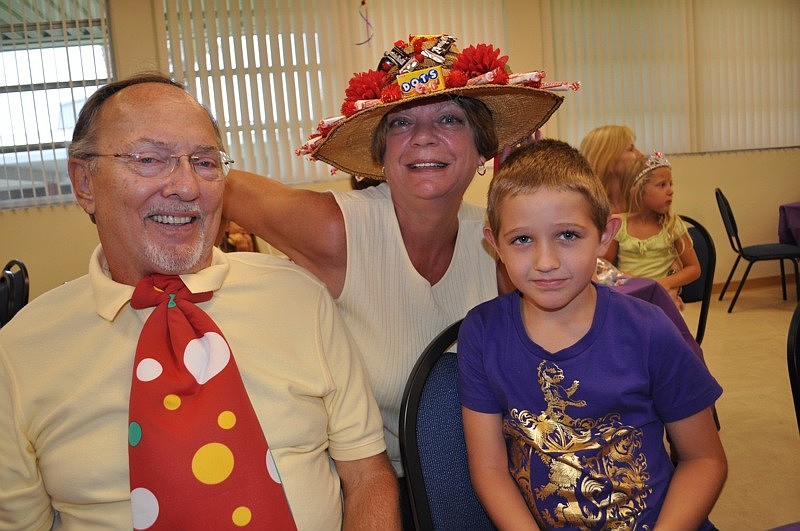 Ron and Laure Baldwin enjoyed time with their grandson Jeremy Gulsby, 6.