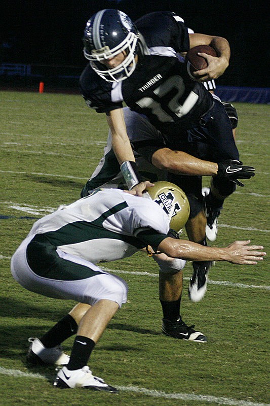 Brian Ragone had plenty of electrifying moments in Friday's game.