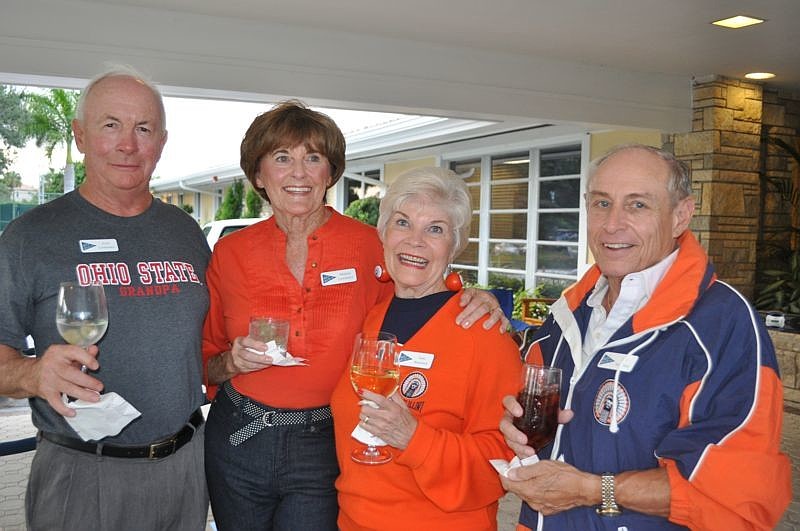 Lew and Marnie Lawrence with Judy and Bill Stanford