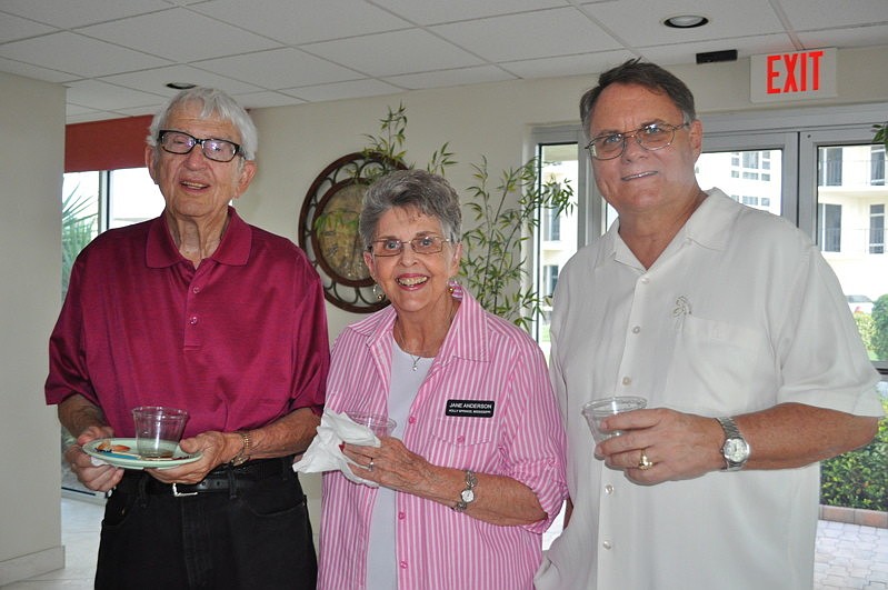 John E. and Jane Anderson with Bill Gambill