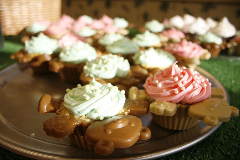 The event included teddy-bear-themed treats.