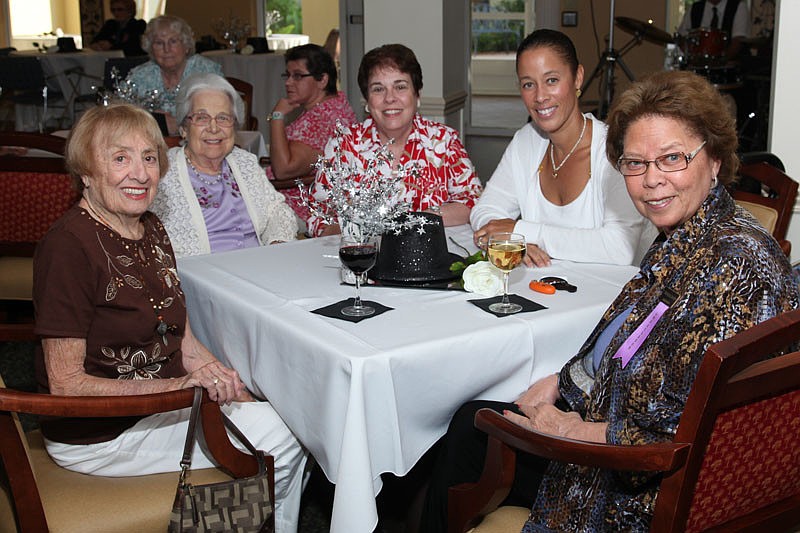 Esther Harrison, Martha Hartberger, Judy Baker, Kelli Cureton and Pat Cureton liked the event.