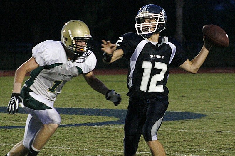 Brian Ragone is a threat both as a passer and a runner.