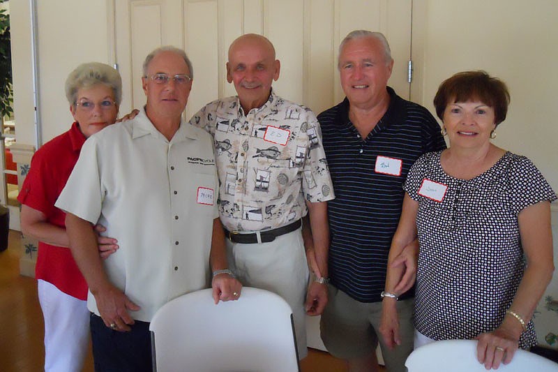 Gelene and Mike Listro, Ed Klimek and Bob and Jean Ott had fun.