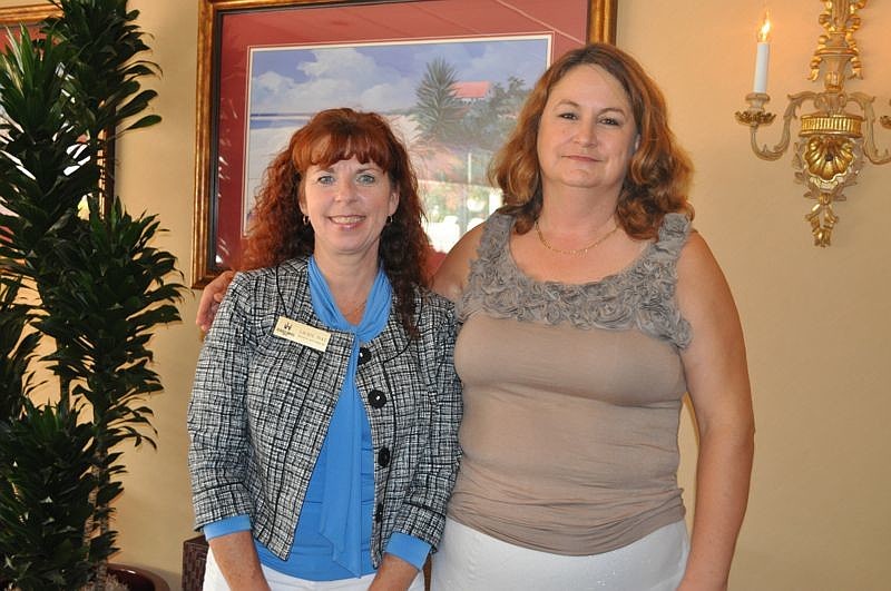 Laurie Pike and Ginny Clark, both of the Helmsley Sandcastle Hotel