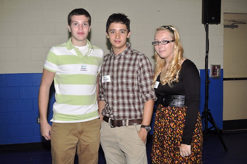 Parker Del Medico, Juan Pablo Gomez and Angelica Garnson