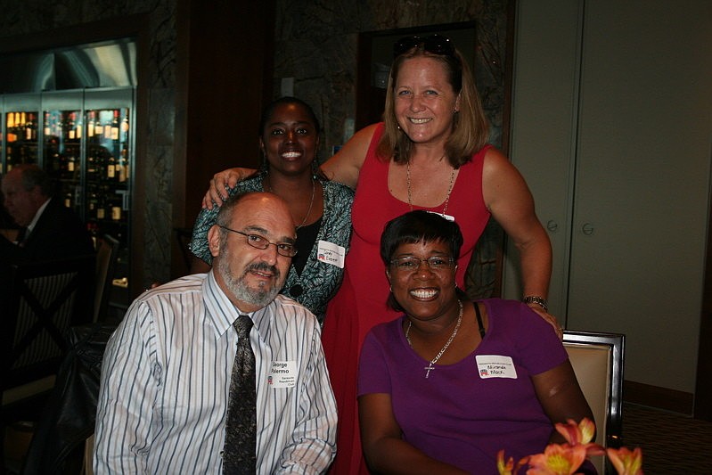 Front row: George Palermo and Miranda Mack. Back row: Sandy Everett and Loren Palermo