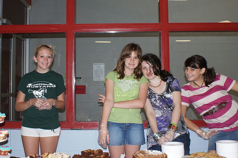 Several middle and high school students helped out with the event.