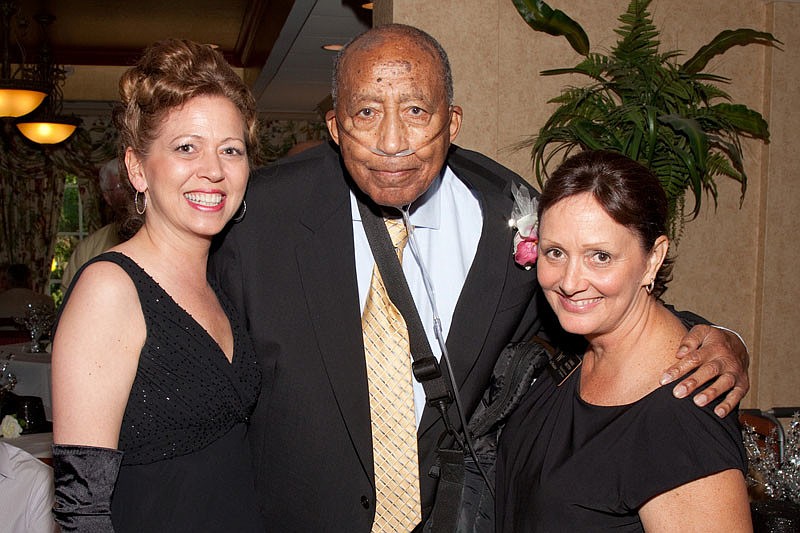Tammy Trent, Franklin Morton and Lorrie Britton gathered for a quick photo.
