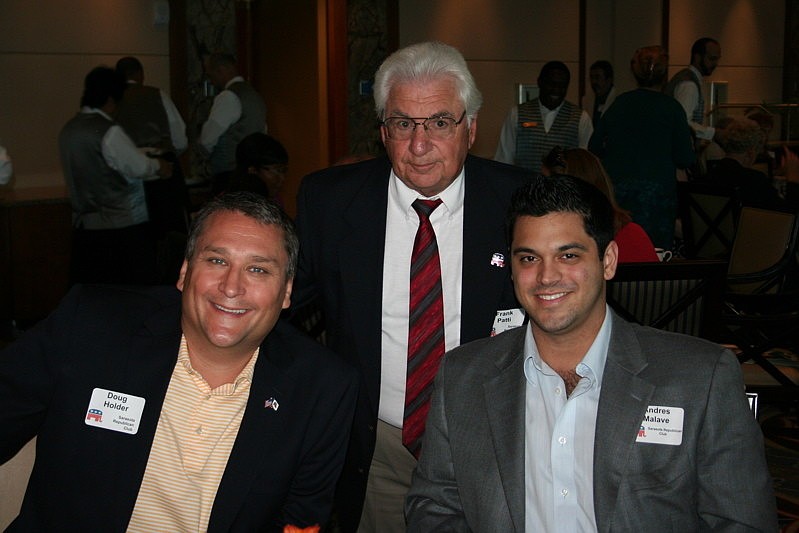 District 70 Rep. Doug Holder, Frank Patti and Andres Malave