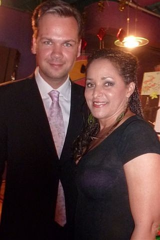 Ballroom professionals Sid Pocius and Margaret Burns