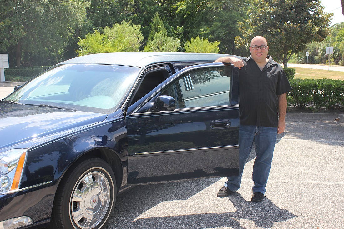 Justin Rovins recently started Beachside Executive Limo (Photo by Emily Blackwood).