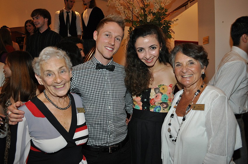 Co-Chairwoman Peggy Sweeny, Simon Mumme, Rita Duclos and Co-Chairwoman Rhoda Beningson