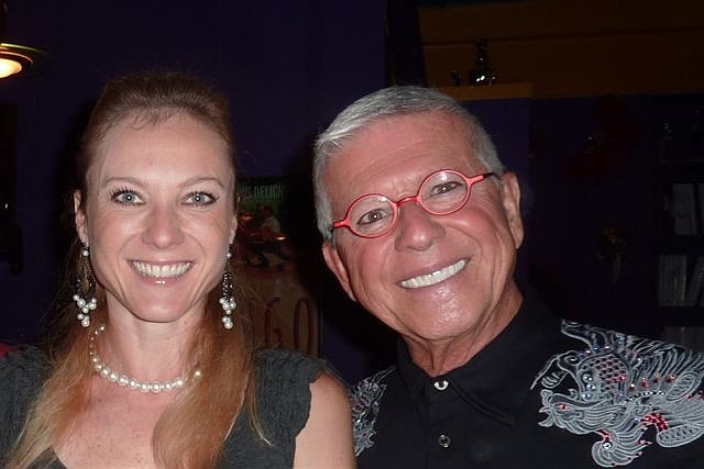 Ivanka Varga and show producer-emcee Bob Trisolini