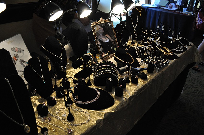 Several vendors had merchandise for sale.