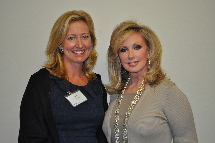 Susie Dwinell and Morgan Fairchild