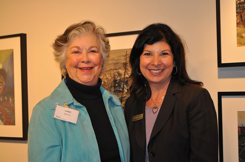 Isabel Norton and Renee Brady