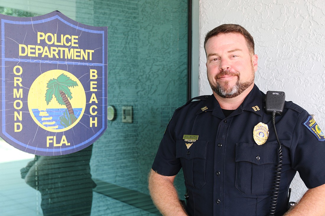 D.W. Smith has been promoted as OBPD's new captain. Photo by Jarleene Almenas